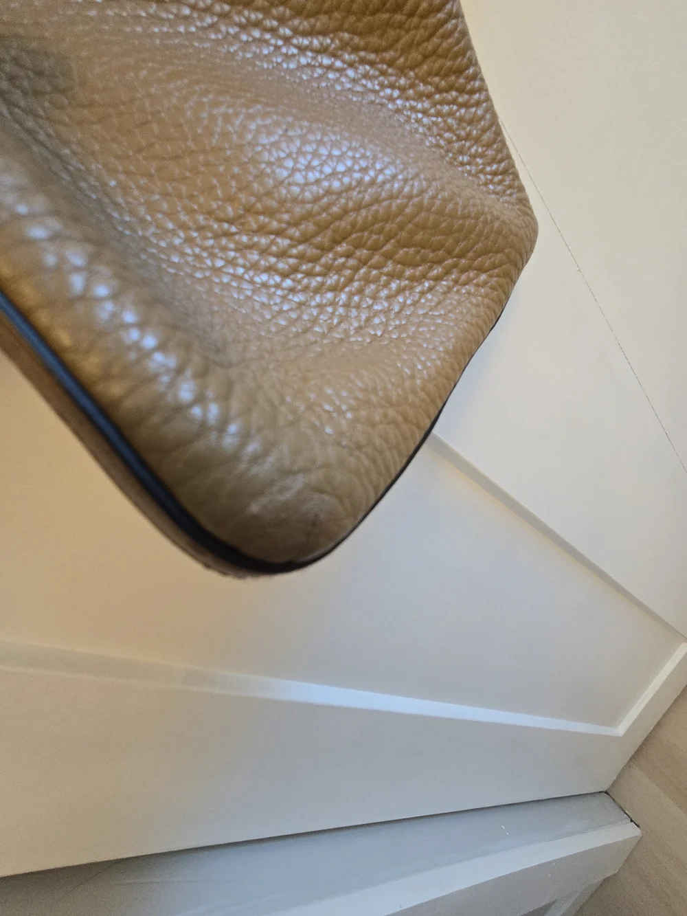 Coach Tan Pebble Leather Crossbody Bag